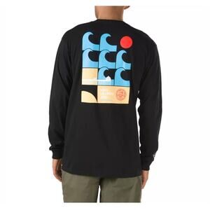 Vans 2018 US Open Surfint Huntington Beach POSTER LONG SLEEVE T-SHIRT Small